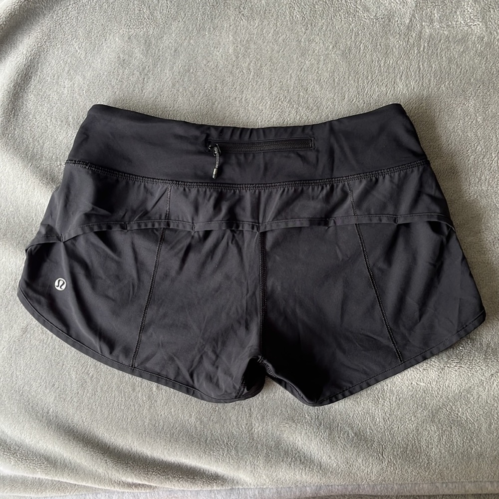 Black Lululemon Shorts - Picture 2 of 3